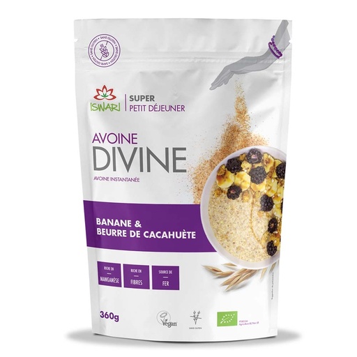 [102.FR00.058] Avoine Divine Cacahuète et Banane Bio - 360g