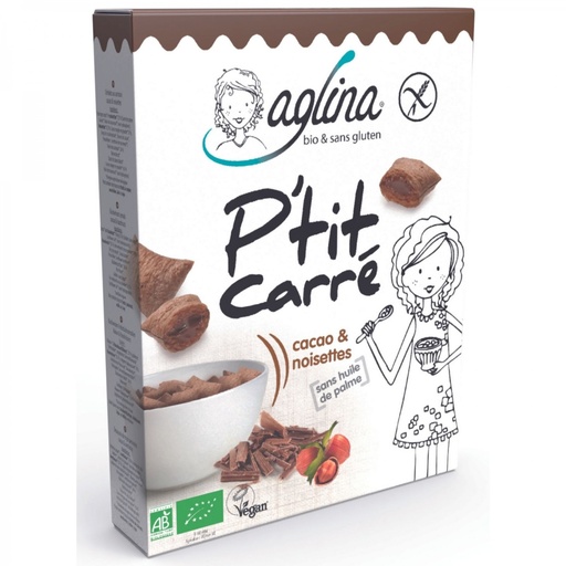 [700827] P'tit Carré cacao & noisettes Bio - 300g