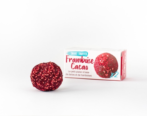 [STFR002CH] Smart Truffes Framboise Cacao - 2 pièces