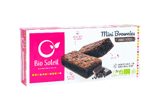[41804] Brownies aux Pépites de Chocolat Noir Equitable Bio - 160g