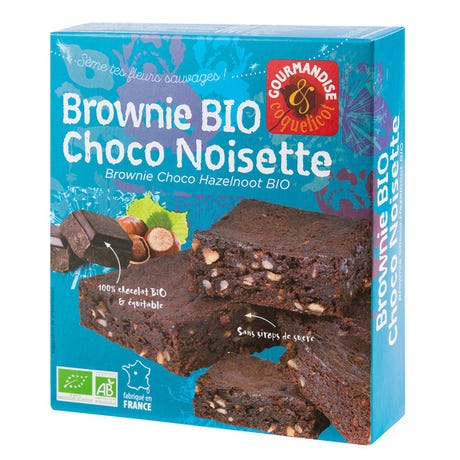 [41429] Brownie Choco Noisette Bio - 170g