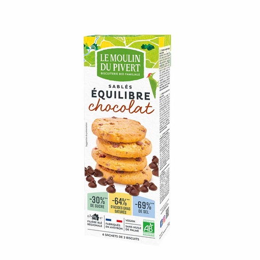 [23162] Biscuits Equilibre Chocolat Bio - 150g