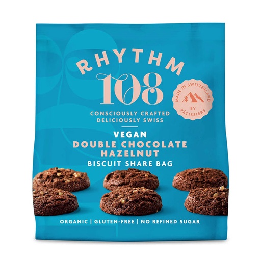 [43499] Biscuits Croquants Double Chocolat Noisette Bio - 135g